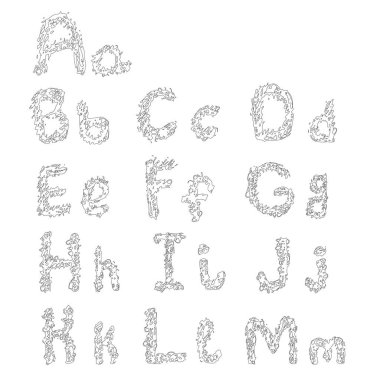 Vektör Tipografik Tasarım baskılar ve süslemeleri par için mektuplar