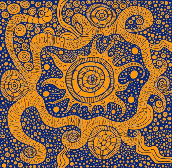 Color fondo abstracto, estilo steampunk doodle — Archivo Imágenes Vectoriales