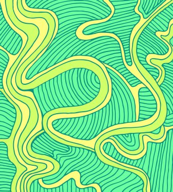 Fantezi soyut dalga arka plan, mentol renk