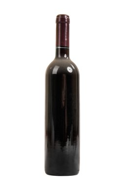 tozlu res şarap şişesiyle