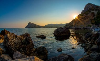 Güzellik doğa deniz andscape Crimea