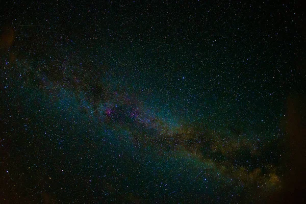 Astro photo night stars sky with milky way — Stock Photo, Image