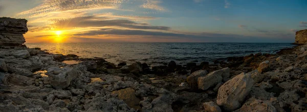 Schoonheid natuur zee landschap Crimea — Stockfoto