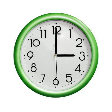 yeşil duvar saati