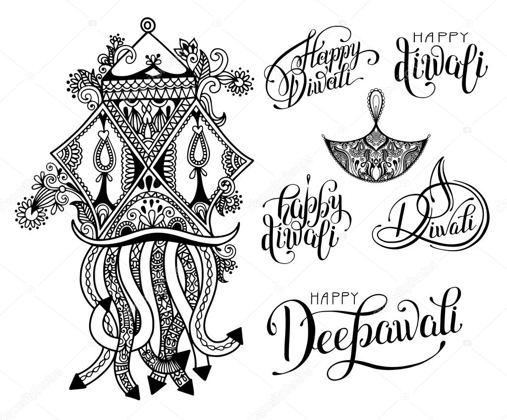 set of black and white hand drawing design element lettering ins ... for Diwali Festival Black And White Images
75sfw set of black and white hand drawing design element lettering ins ... for Diwali Festival Black And White Images
75sfw