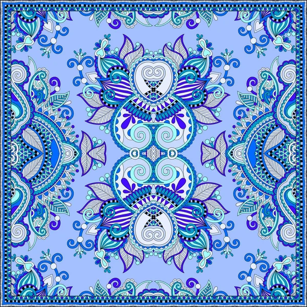 ウクライナ s シルク ネクタイ スカーフやハンカチ正方形のパターンのデザイン — ストックベクタ