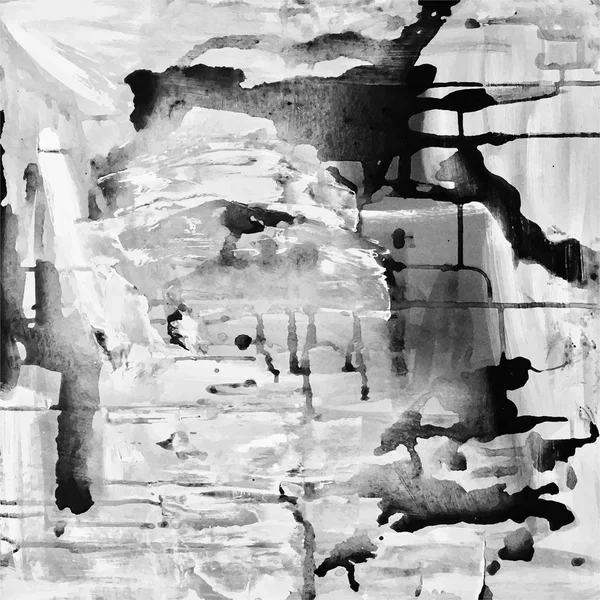 抽象絵画の背景、アクリルの抽象化組成 — ストックベクタ