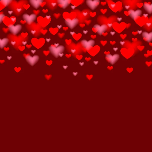 San Valentino sfondo giorno con il cuore rosso per il vostro design vacanza — Vettoriale Stock