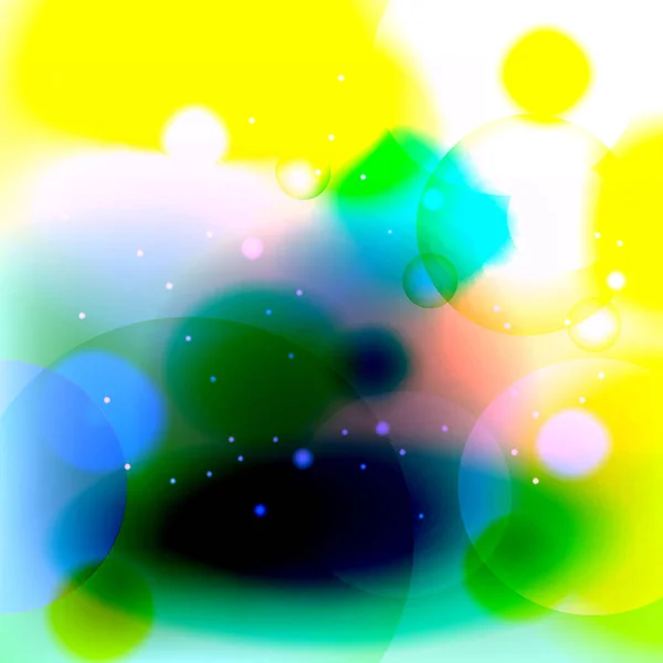 Fond abstrait vert et jaune — Image vectorielle