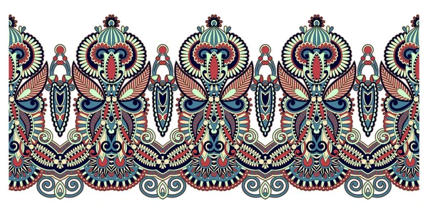 Diseño de decoración de patrón étnico, ornamento de rayas para imprimir — Vector de stock