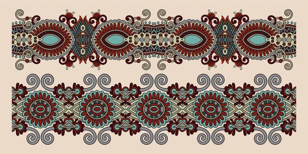 民族のシームレスな縞模様、装飾的な装飾デザイン — ストックベクタ