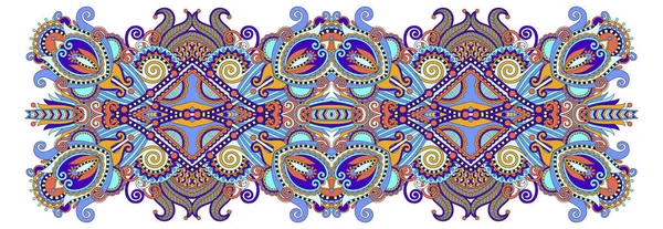 Indiase etnische paisley bloemmotief — Stockvector