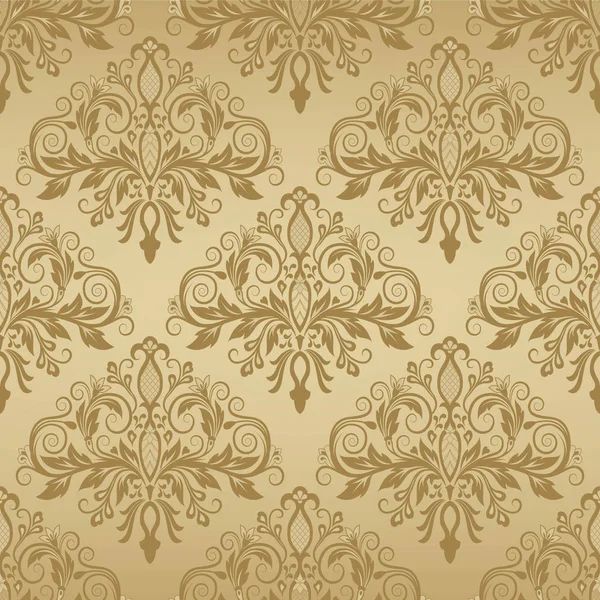 Damask vintage Seamless background μοτίβο — Διανυσματικό Αρχείο