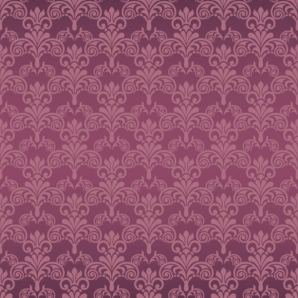 Seamless damask pattern for background or wallpaper design