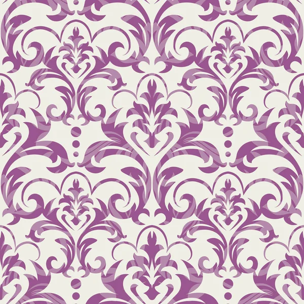 Vector damask seamless pattern background — Stock Vector