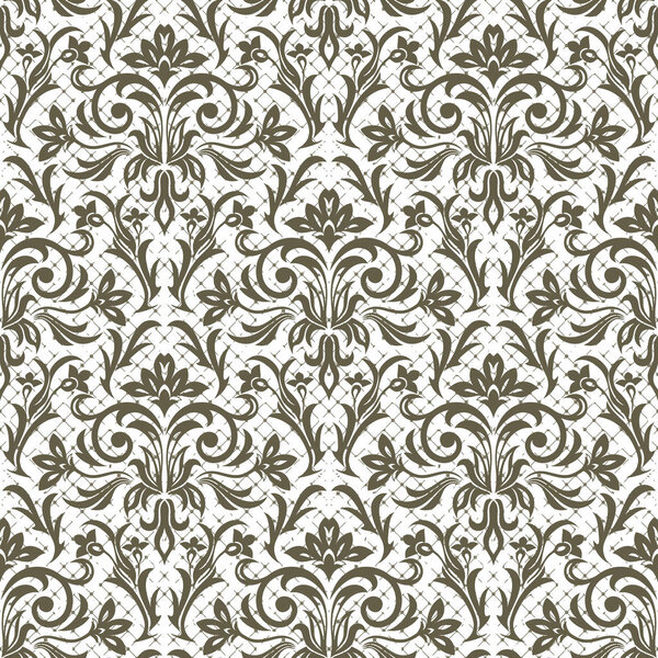 Damascus pattern. Seamless vintage background