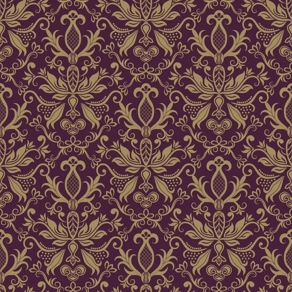 Dikişsiz Şam desen. Vintage klasik arka plan