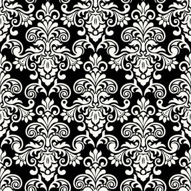 vektör damask seamless modeli öğe