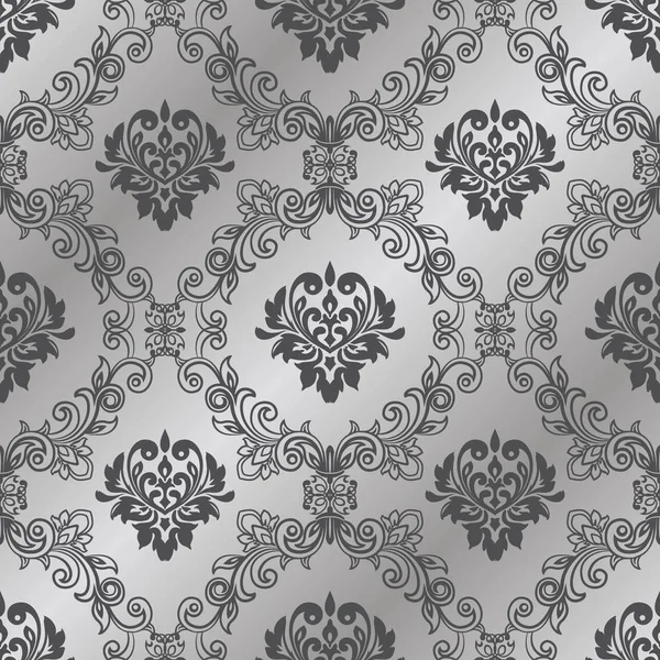 Seamless oriental pattern. Damask classic pattern. — Stock Vector