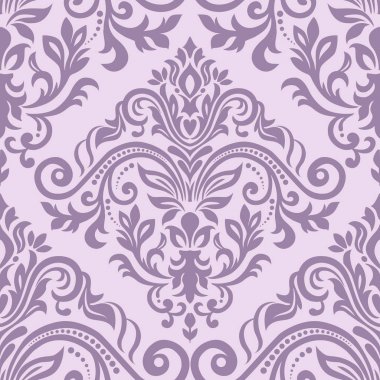 Vektör vintage çiçek seamless modeli öğe. Vektör damasko se