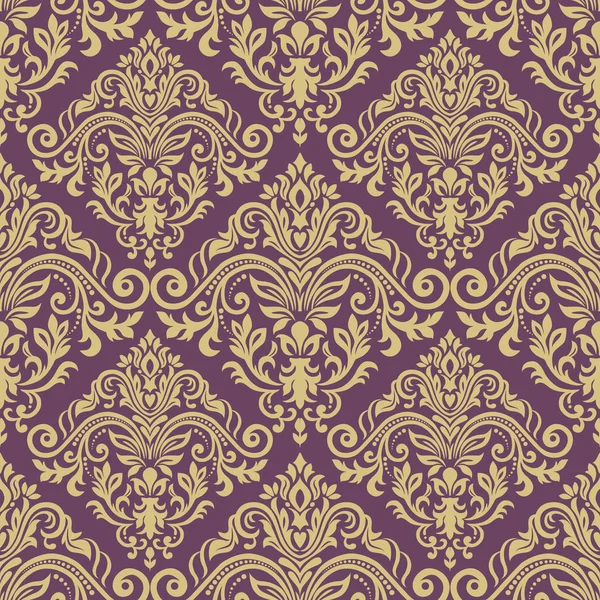 Arka plan veya duvar kağıdı tasarımı için dikişsiz Şam desen. Vect