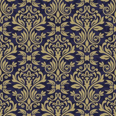 Sorunsuz damasko duvar kağıdı. Dikişsiz oryantal desen.