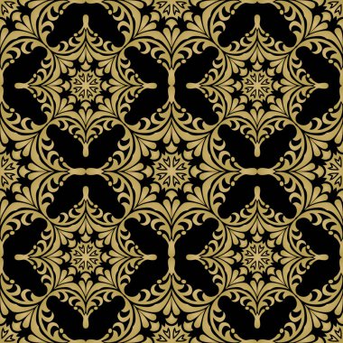 Vektör sorunsuz sınır Victoria tarzı içinde. Vintage süs te