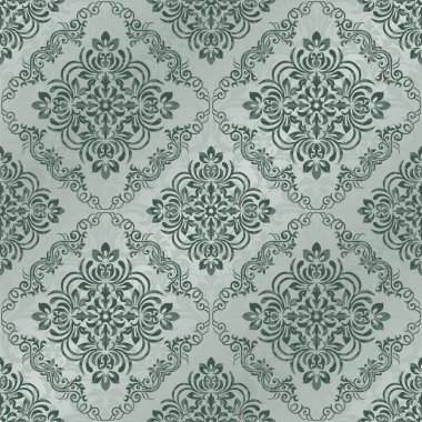 Sorunsuz damasko duvar kağıdı. Dikişsiz oryantal desen. Klasik VI