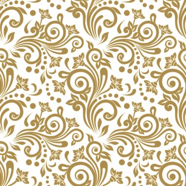 Süsleme ile soyut seamless modeli. Klasik vintage backgro
