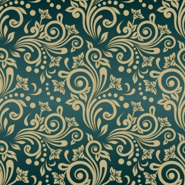 Süsleme ile soyut seamless modeli. Klasik vintage backgro