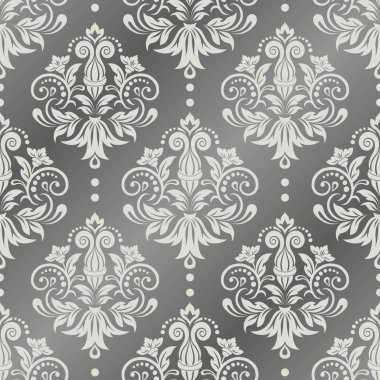 Dikişsiz oryantal desen. Damasko klasik desen. Sorunsuz geri