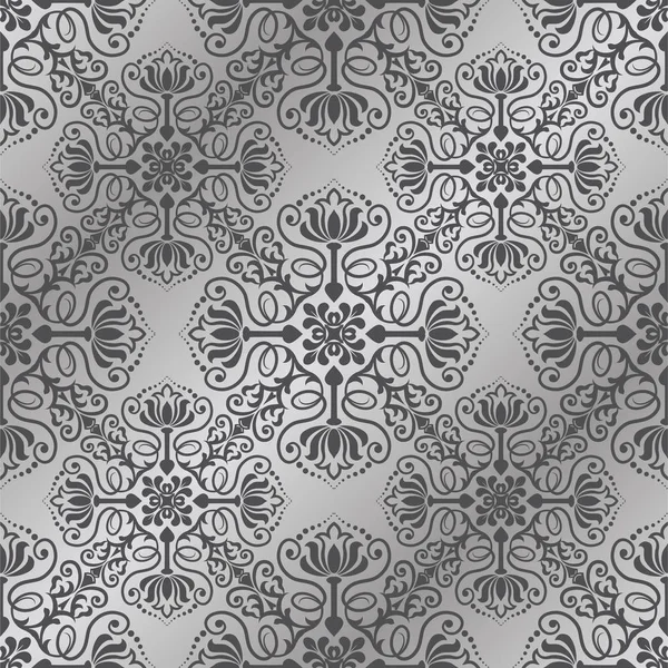 Vintage seamless pattern. Damask wallpaper — Stock Vector