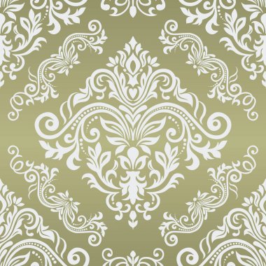 Vintage seamless modeli. Victoria St sorunsuz sınır vektör