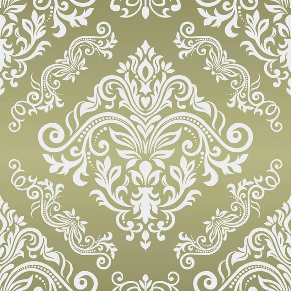 Vintage seamless pattern. Vector seamless border in Victorian st — Stock Vector