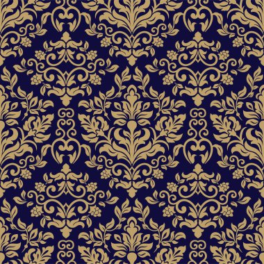 Arka plan veya duvar kağıdı tasarımı için dikişsiz Şam desen. Dama