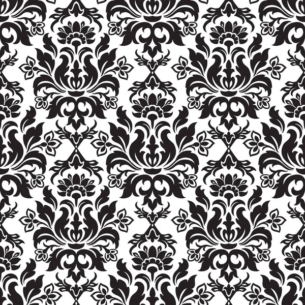 Vektör vintage çiçek seamless modeli öğe. Vektör damasko se