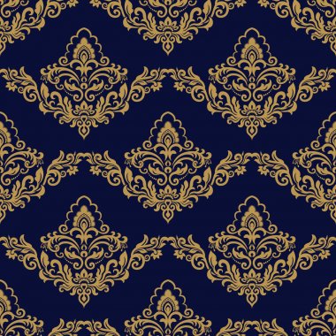 Arka plan veya duvar kağıdı tasarımı için dikişsiz Şam desen. Dama