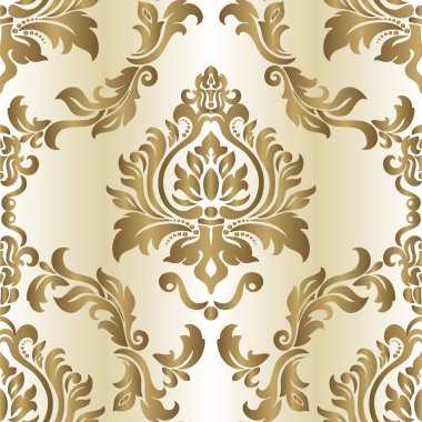 Şam, tasarım için kusursuz desen. Vektör İllüstrasyonu