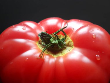 Lezzetli Azerbaijanian domatesi yakın plan.