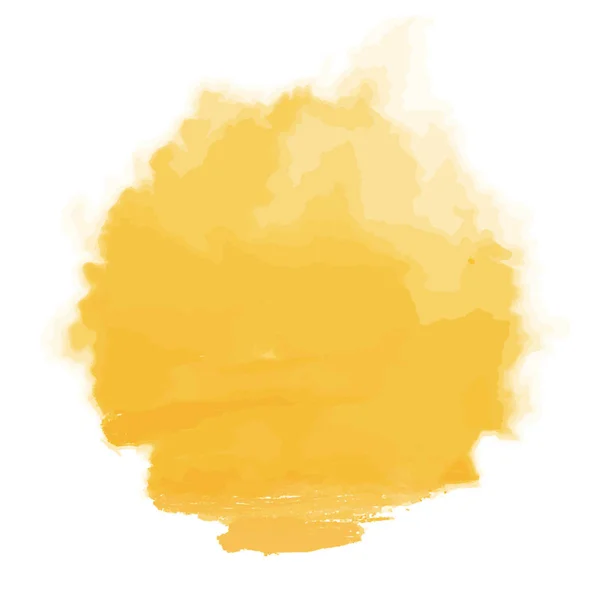 Vektor Aquarell Sonne, isoliert auf weißem Hintergrund. Illustration. — Stockvektor