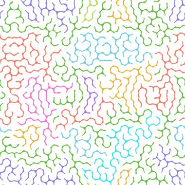 Düzensiz seamless modeli. Soyut labirent tasarım. Labirent artalanları, vektör çizim.