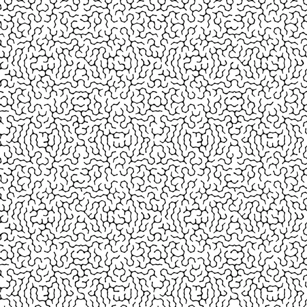 Onregelmatige naadloze patroon. Abstracte doolhof ontwerp. Labyrint backround, vectorillustratie. — Stockvector