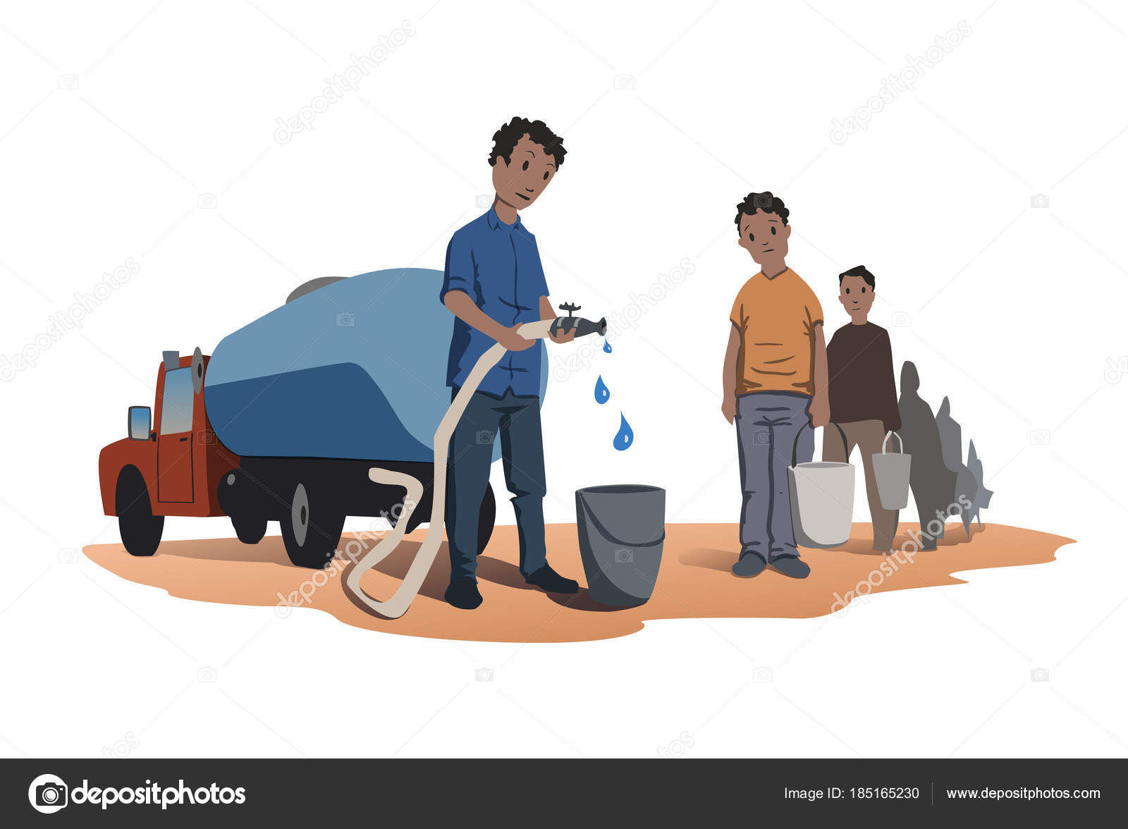 101 ilustraciones de stock de Escasez de agua | Depositphotos®