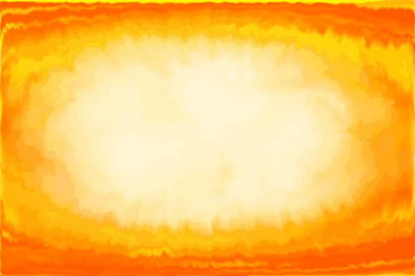 Абстрактный оранжевый акварельный фон. Векторная иллюстрация, фон . — стоковый вектор