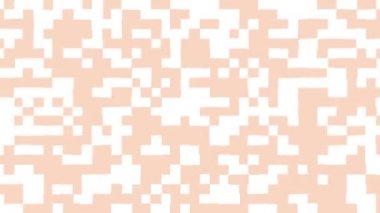 Beyaz arkaplanda pembe şekil değiştiren soyut animasyonlar. Kusursuz döngü canlandırmalı arkaplan, duvar kağıdı.