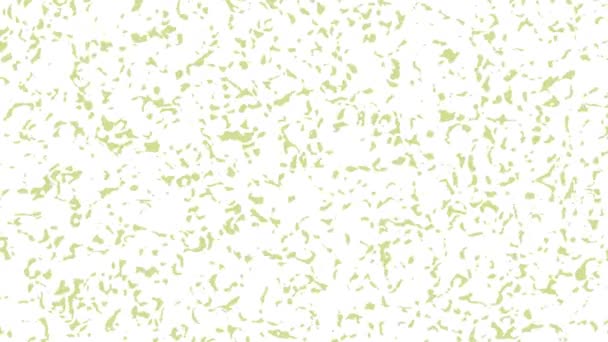 Abstract animatie van groene vormen bewegend op witte achtergrond. Naadloze lus geanimeerde achtergrond, behang. — Stockvideo