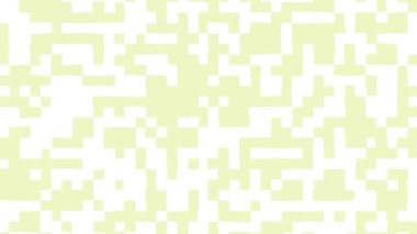 Beyaz arkaplanda şekil değiştiren yeşil şekillerin soyut animasyonu. Kusursuz döngü canlandırmalı arkaplan, duvar kağıdı.