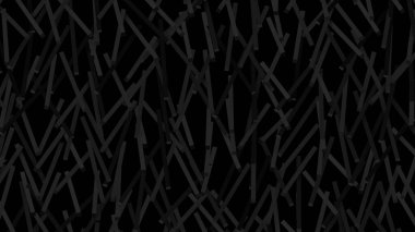 Minimum siyah 3d dikdörtgen geometrik arkaplan şekilleri. Modern soyut illüstrasyon, 3 boyutlu tasvir. Raster..