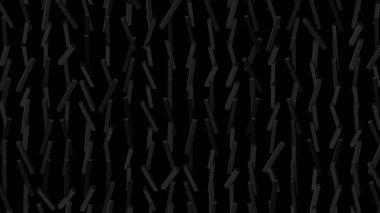 Minimum siyah 3d dikdörtgen geometrik arkaplan şekilleri. Modern soyut illüstrasyon, 3 boyutlu tasvir. Raster..