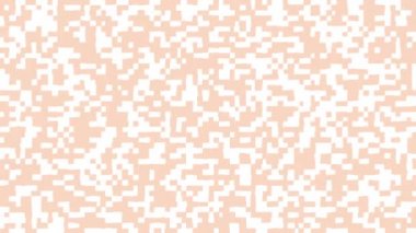 Beyaz arkaplanda pembe şekil değiştiren soyut animasyonlar. Kusursuz döngü canlandırmalı arkaplan, duvar kağıdı.